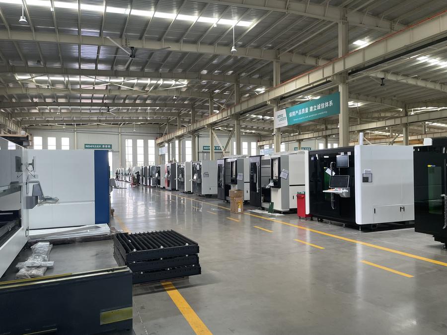 Modern CNC equipment on a Chinese factory floor